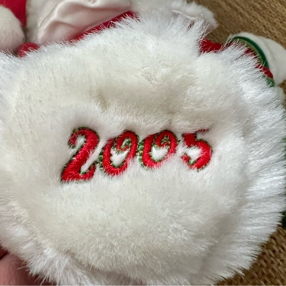 DanDee Christmas Teddy Bear Snowflake Friends Plush Sweater Hat 2005 15” - Picture 10 of 15